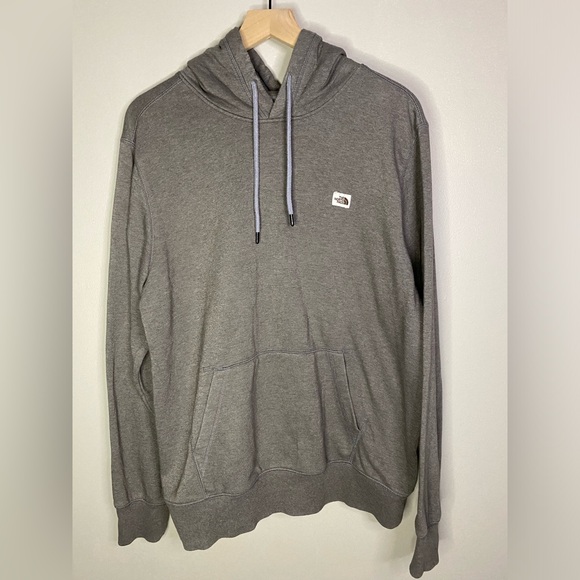 The North Face Other - The North Face Heritage Patch Hoodie Sweatshirt LARGE Gray